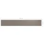 Taupe gray oxford fabric balcony awning 90x600 cm by vidaXL, Umbrellas - Ref: Foro24-134991, Price: 42,56 €, Discount: %