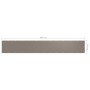 Taupegraue Balkonmarkise aus Oxford-Stoff, 90 x 600 cm von vidaXL, Sonnenschirme - Ref: Foro24-134991, Preis: 45,50 €, Rabatt: %