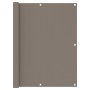 Taupe gray oxford fabric balcony awning 120x300 cm by vidaXL, Umbrellas - Ref: Foro24-134992, Price: 18,79 €, Discount: %