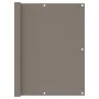 Toldo para balcón de tela oxford gris taupé 120x300 cm de vidaXL, Sombrillas - Ref: Foro24-134992, Precio: 18,43 €, Descuento: %