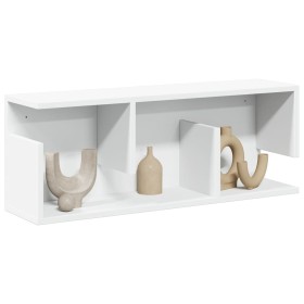 Armario de pared madera de ingeniería blanco 80x20x30 cm de , Estantes y estanterías - Ref: Foro24-854832, Precio: 29,71 €, D...