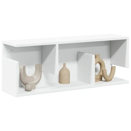 Armario de pared madera de ingeniería blanco 80x20x30 cm de , Estantes y estanterías - Ref: Foro24-854832, Precio: 29,35 €, D...