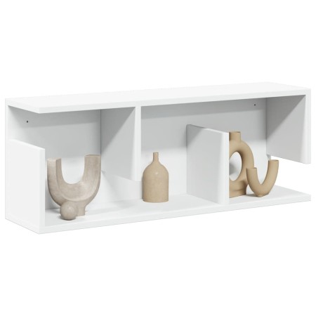 Wandschrank aus weißem Ingenieurholz 80x20x30 cm von , Regale und Regale - Ref: Foro24-854832, Preis: 29,71 €, Rabatt: %