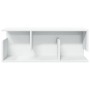 Wandschrank aus weißem Ingenieurholz 80x20x30 cm von , Regale und Regale - Ref: Foro24-854832, Preis: 29,71 €, Rabatt: %