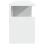 Engineered wood white wall cabinet 80x20x30 cm by , Shelves and shelves - Ref: Foro24-854832, Price: 29,71 €, Discount: %