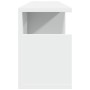 Wandschrank aus weißem Ingenieurholz 80x20x30 cm von , Regale und Regale - Ref: Foro24-854832, Preis: 29,71 €, Rabatt: %