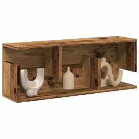 Wall-mounted furniture made of aged engineered wood, 80x20x30 cm. by , Shelves and shelves - Ref: Foro24-854839, Price: 35,63...