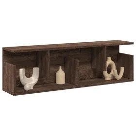 Mueble de pared madera de ingeniería marrón roble 100x20x30 cm de , Estantes y estanterías - Ref: Foro24-854847, Precio: 41,9...