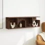 Mueble de pared madera de ingeniería marrón roble 100x20x30 cm de , Estantes y estanterías - Ref: Foro24-854847, Precio: 41,9...