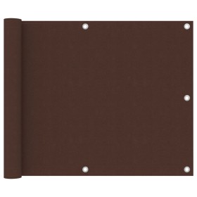 Balcony awning brown oxford fabric 75x500 cm by vidaXL, Umbrellas - Ref: Foro24-135070, Price: 21,48 €, Discount: %