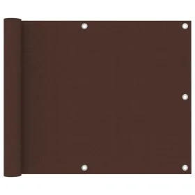 Balcony awning brown oxford fabric 75x500 cm by vidaXL, Umbrellas - Ref: Foro24-135070, Price: 24,38 €, Discount: %