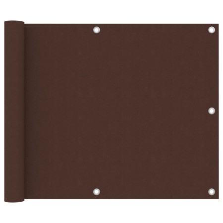 Balkonmarkise aus braunem Oxford-Stoff, 75 x 500 cm von vidaXL, Sonnenschirme - Ref: Foro24-135070, Preis: 21,48 €, Rabatt: %