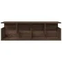 Mueble de pared madera de ingeniería marrón roble 100x20x30 cm de , Estantes y estanterías - Ref: Foro24-854847, Precio: 41,9...