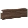 Mueble de pared madera de ingeniería marrón roble 100x20x30 cm de , Estantes y estanterías - Ref: Foro24-854847, Precio: 41,9...