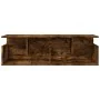 Armario de pared madera ingeniería roble ahumado 100x20x30 cm de , Estantes y estanterías - Ref: Foro24-854845, Precio: 43,95...