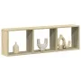Armario de pared madera de ingeniería roble sonoma 100x16x30 cm de , Estantes y estanterías - Ref: Foro24-854870, Precio: 30,...