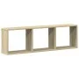 Engineered wood wall cabinet in Sonoma oak, 100x16x30 cm by , Shelves and shelves - Ref: Foro24-854870, Price: 29,56 €, Disco...