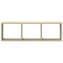 Wandschrank aus Sonoma-Eiche, 100x16x30 cm, aus Holzwerkstoffen. von , Regale und Regale - Ref: Foro24-854870, Preis: 30,04 €...