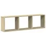 Engineered wood wall cabinet in Sonoma oak, 100x16x30 cm by , Shelves and shelves - Ref: Foro24-854870, Price: 29,56 €, Disco...