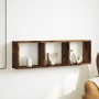 Wandschrank aus geräucherter Eichen-Ingenieurholz 100x16x30 cm. von , Regale und Regale - Ref: Foro24-854872, Preis: 31,47 €,...