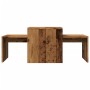 Set von verwitterten Ingenieurholz-Couchtischen, 100x48x40 cm. von , Couchtisch - Ref: Foro24-856054, Preis: 60,35 €, Rabatt: %