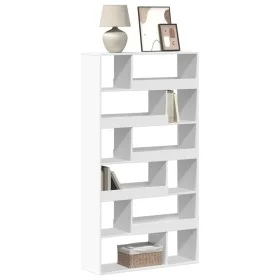 White engineered wood bookshelf 100x33x187.5 cm by , Bookcases and shelves - Ref: Foro24-3309348, Price: 145,87 €, Discount: %