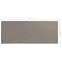 Toldo para balcón de tela oxford gris taupé 120x300 cm de vidaXL, Sombrillas - Ref: Foro24-134992, Precio: 18,43 €, Descuento: %