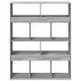 Engineered wood Sonoma gray bookshelf 100x33x125.5 cm by , Bookcases and shelves - Ref: Foro24-3309362, Price: 100,79 €, Disc...