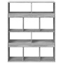Regal aus Sonoma-Engineering-Holz, grau, 100x33x125,5 cm. von , Bücherregale und Regale - Ref: Foro24-3309362, Preis: 102,05 ...