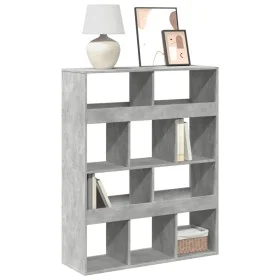 Engineered wood gray concrete shelf 100x33x125.5 cm by , Bookcases and shelves - Ref: Foro24-3309360, Price: 97,65 €, Discoun...