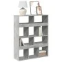 Engineered wood gray concrete shelf 100x33x125.5 cm by , Bookcases and shelves - Ref: Foro24-3309360, Price: 97,65 €, Discoun...