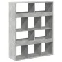 Engineered wood gray concrete shelf 100x33x125.5 cm by , Bookcases and shelves - Ref: Foro24-3309360, Price: 97,65 €, Discoun...