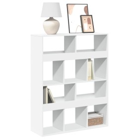 Weißes Regal aus Ingenieurholz 100x33x125,5 cm von , Bücherregale und Regale - Ref: Foro24-3309357, Preis: 98,82 €, Rabatt: %