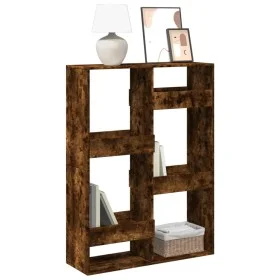 Rauchige Eichenholz-Engineered-Wood-Regal 100x33x135 cm von , Bücherregale und Regale - Ref: Foro24-3309388, Preis: 91,26 €, ...