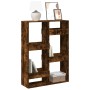 Rauchige Eichenholz-Engineered-Wood-Regal 100x33x135 cm von , Bücherregale und Regale - Ref: Foro24-3309388, Preis: 92,32 €, ...