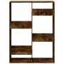 Rauchige Eichenholz-Engineered-Wood-Regal 100x33x135 cm von , Bücherregale und Regale - Ref: Foro24-3309388, Preis: 92,32 €, ...