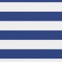 Balcony awning in white and blue Oxford fabric, 75x600 cm. by vidaXL, Umbrellas - Ref: Foro24-134915, Price: 29,78 €, Discoun...