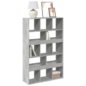 Wooden shelf in gray concrete engineering 100x33x156.5 cm by , Bookcases and shelves - Ref: Foro24-3309369, Price: 112,35 €, ...
