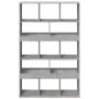 Estantería de madera ingeniería gris hormigón 100x33x156,5 cm de , Librerías y estanterías - Ref: Foro24-3309369, Precio: 112...