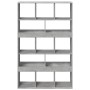 Holzregal in grauem Beton-Look, 100x33x156,5 cm. von , Bücherregale und Regale - Ref: Foro24-3309369, Preis: 113,69 €, Rabatt: %