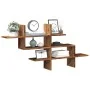 Estante de pared madera ingeniería envejecida 124,5x18x60,5 cm by , Shelves and shelves - Ref: Foro24-853270, Price: 38,09 €,...
