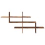 Wandregal aus gealtertem Ingenieurholz 124,5x18x60,5 cm von , Regale und Regale - Ref: Foro24-853270, Preis: 38,73 €, Rabatt: %