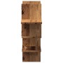 Estante de pared madera ingeniería envejecida 124,5x18x60,5 cm de , Estantes y estanterías - Ref: Foro24-853270, Precio: 36,0...