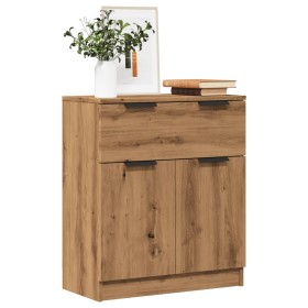 Aparador de madera de ingeniería roble artisan 60x30x70 cm von , Sideboards - Ref: Foro24-856839, Preis: 96,21 €, Rabatt: %