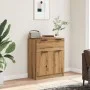 Aparador de madera de ingeniería roble artisan 60x30x70 cm by , Sideboards - Ref: Foro24-856839, Price: 91,09 €, Discount: %