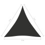 Triangular sail awning Oxford fabric anthracite gray 4x4x4 m by vidaXL, Umbrellas - Ref: Foro24-135121, Price: 25,23 €, Disco...