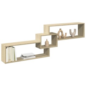 Armario de pared madera de ingeniería roble Sonoma 158x18x53 cm by , Shelves and shelves - Ref: Foro24-854816, Price: 37,20 €...