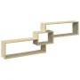 Armario de pared madera de ingeniería roble Sonoma 158x18x53 cm de , Estantes y estanterías - Ref: Foro24-854816, Precio: 36,...