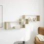 Armario de pared madera de ingeniería roble Sonoma 158x18x53 cm de , Estantes y estanterías - Ref: Foro24-854816, Precio: 36,...