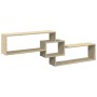 Armario de pared madera de ingeniería roble Sonoma 158x18x53 cm by , Shelves and shelves - Ref: Foro24-854816, Price: 37,20 €...